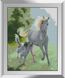 Картина з мозаїки Кінь і собака Dream Art (DA-31260) — фото комплектації набору