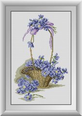 Алмазна мозаїка Кошик польових квітів Dream Art (DA-30861) фото інтернет-магазину Raskraski.com.ua
