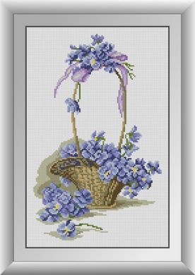 Набор алмазной вышивки Корзина полевых цветов Dream Art (DA-30861, Без подрамника) 27 x 42 см фото интернет-магазина Raskraski.com.ua