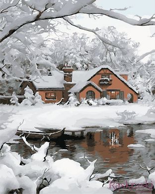 Картина за номерами Затишна зима (AS0861) ArtStory фото інтернет-магазину Raskraski.com.ua