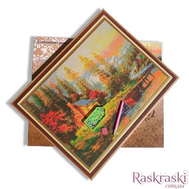 Картина з мозаїки Після дощу Диамантовые ручки (GU_188883) фото інтернет-магазину Raskraski.com.ua