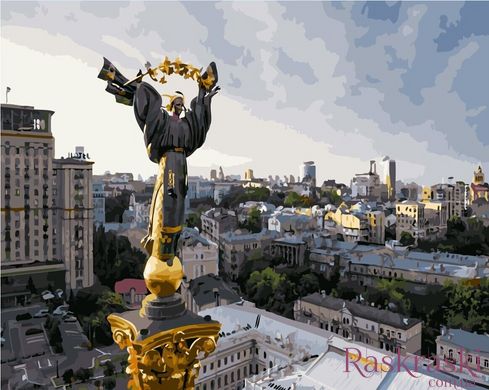 Картина по номерам Монумент Независимости (Киев) (BRM4867) фото интернет-магазина Raskraski.com.ua