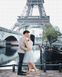 Картина за номерами Побачення в Парижі (BRM33017) — фото комплектації набору