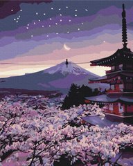 Картина по номерам Вечерняя Япония (BS33813) (Без коробки)