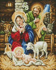 Картина из страз Рождество Иисуса ColorArt (CLR-PSP103, На подрамнике) фото интернет-магазина Raskraski.com.ua