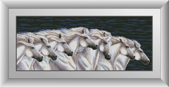 Алмазная вышивка Семерка лошадей Dream Art (DA-30962, Без подрамника) фото интернет-магазина Raskraski.com.ua