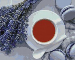 Алмазная мозаика Лавандовый чай BrushMe (DBS1021, На подрамнике) фото интернет-магазина Raskraski.com.ua
