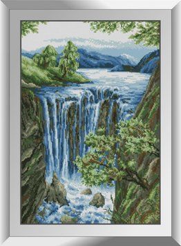 Мозаика алмазная Водопад Dream Art (DA-31112, Без подрамника) 40 x 57 см фото интернет-магазина Raskraski.com.ua