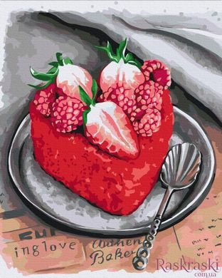 Картина по цифрам Любов на десерт ©Anna Kulyk (BSM-B53586) фото інтернет-магазину Raskraski.com.ua