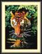 Картина з мозаїки Господар джунглів (квадратні камені, повна зашивання) Dream Art (DA-30472) — фото комплектації набору