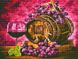 Картина алмазна вишивка Бочонок з вином Rainbow Art (EJ1240) — фото комплектації набору
