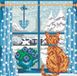 Картина из мозаики Времена года - зима ТМ Алмазная мозаика (UA-030, Без подрамника) — фото комплектации набора