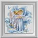Алмазна вишивка Поцілунок ангелів (повна зашивання, квадратні камені) Dream Art (DA-30225) — фото комплектації набору
