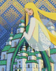 Алмазная живопись Берегиня Свято-Троицкого Собора ©mosyakart Идейка (AMO7431, На подрамнике)