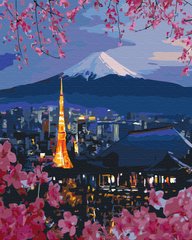 Картина раскраска Путешествие по Японии (BSM-B26047) фото интернет-магазина Raskraski.com.ua