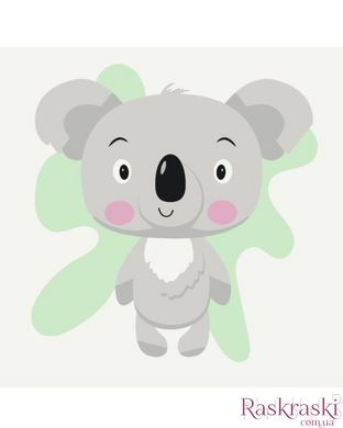 Раскраска по контуру Дружественная коала (MBS016) (Без коробки)