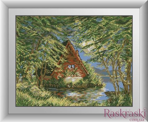 Алмазна вишивка Лісовий будиночок Dream Art (DA-31063) фото інтернет-магазину Raskraski.com.ua