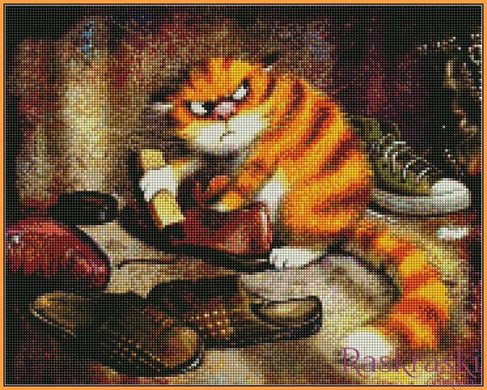 Набір алмазна мозаїка Незадоволений кіт Babylon (ST877) фото інтернет-магазину Raskraski.com.ua