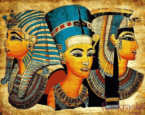 Раскраска по номерам Символы Египта (VP1401) Babylon фото интернет-магазина Raskraski.com.ua