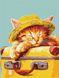 Раскраска для взрослых Спящий котенок ©art_selena_ua (KHO6612) Идейка (Без коробки)