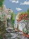 Алмазна живопис Дворик у квітах (40 х 52 см) Dream Art (DA-31690) — фото комплектації набору