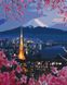 Картина раскраска Путешествие по Японии (BSM-B26047) — фото комплектации набора