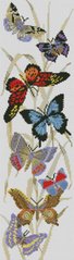 Мозаика алмазная Бабочки (18 х 63 см) Dream Art (DA-31753, Без подрамника) фото интернет-магазина Raskraski.com.ua