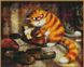 Набір алмазна мозаїка Незадоволений кіт Babylon (ST877) — фото комплектації набору