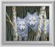 Картина з мозаїки Білі вовки Dream Art (DA-30653) — фото комплектації набору