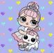 Картина по номерам L.O.L. Surprise! TroopSurprise Crystal Queen с Crystal Bunny (KH6289) Идейка 40 х 40 см