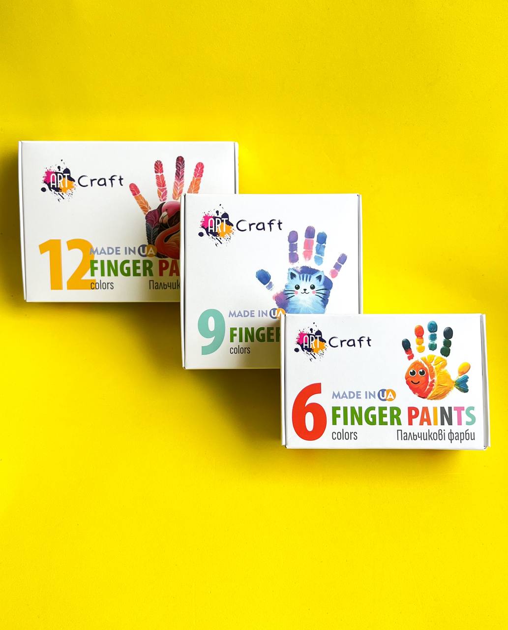 пальчикові фарби для дітей